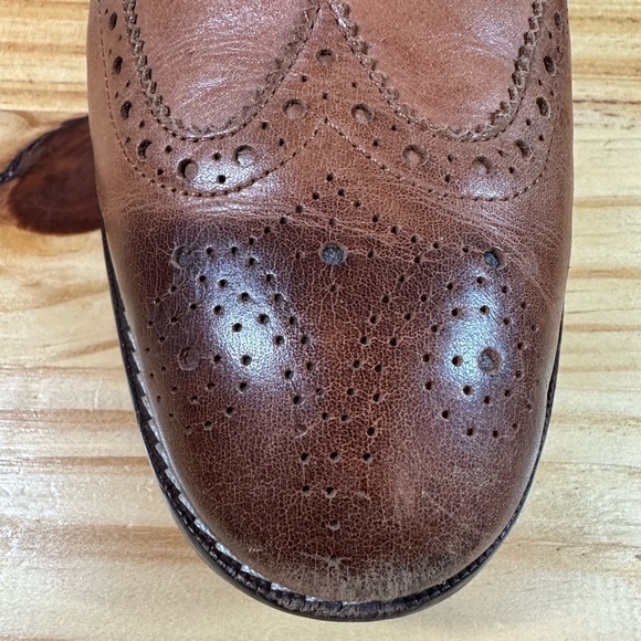 Cole Haan Brown Leather Wingtip Oxford Shoes Size 11 - Picture 9 of 11